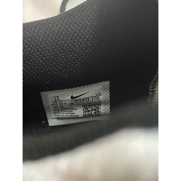 New Mens Size 13 White Nike Precision V Basketball Shoes CW3403 100 - Picture 13 of 13